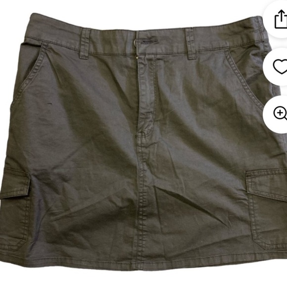 NWT Social Standard by Sanctuary HERO Cargo Mini Skirt Black - Picture 1 of 7